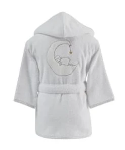 Sensei Maison Peignoir De Bain Enfant 450 Gr/m² Gris Perle 06 Ans -Bloom-boutique peignoir de bain enfant 450 gr m2 blanc 06 ans beihei