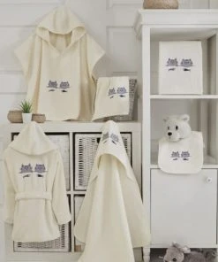 Sensei Maison Peignoir De Bain Enfant 450 Gr/m² Ecru 6 Ans -Bloom-boutique peignoir de bain enfant 450 gr m2 ecru 6 ans 4