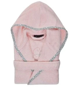 Sensei Maison Peignoir De Bain Enfant 450 Gr/m² Rose 04 Ans -Bloom-boutique peignoir de bain enfant 450 gr m2 rose 04 ans 2