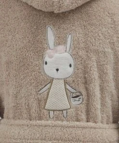 Sensei Maison Peignoir De Bain Enfant 450 Gr/m² Sable 4 Ans -Bloom-boutique peignoir de bain enfant 450 gr m2 sable 4 ans 2