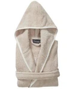 Sensei Maison Peignoir De Bain Enfant 450 Gr/m² Sable 6 Ans -Bloom-boutique peignoir de bain enfant 450 gr m2 sable 6 ans 3