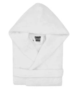 Sensei Maison Peignoir De Bain Enfant à Capuche 450 Gr/m² Blanc 06 Ans -Bloom-boutique peignoir de bain enfant a capuche 450 gr m2 blanc 06 ans 4