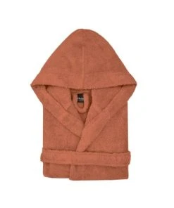 Sensei Maison Peignoir De Bain Enfant à Capuche 450 Gr/m² Brique 12/14 Ans -Bloom-boutique peignoir de bain enfant a capuche 450 gr m2 brique 12 14 ans 2