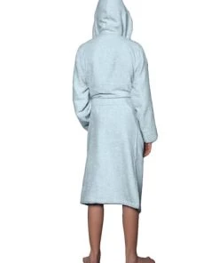 Sensei Maison Peignoir De Bain Enfant à Capuche 450 Gr/m² Ciel 08/10 Ans -Bloom-boutique peignoir de bain enfant a capuche 450 gr m2 ciel 08 10 ans 3