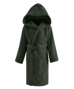 Sensei Maison Peignoir De Bain Enfant à Capuche 450 Gr/m² Eucalyptus 08/10 Ans -Bloom-boutique peignoir de bain enfant a capuche 450 gr m2 eucalyptus 08 10 ans luxury
