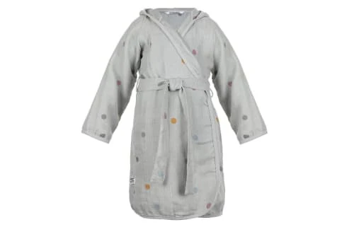 Kindsgut Peignoir Enfant (1-2 Ans) Coton Multicolore Gris 1 Kindsgut Peignoir Enfant (1-2 Ans) Coton Multicolore Gris