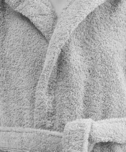 Sensei Maison Peignoir Enfant à Capuche 400 Gr/m² Gris Perle 02 Ans -Bloom-boutique peignoir enfant a capuche 400 gr m2 gris perle 02 ans 3