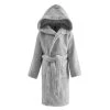Sensei Maison Peignoir Enfant à Capuche 400 Gr/m² Gris Perle 08/10 Ans