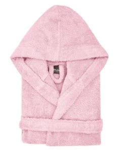 Sensei Maison Peignoir Enfant à Capuche 400 Gr/m² Poudre 02 Ans -Bloom-boutique peignoir enfant a capuche 400 gr m2 poudre 02 ans 2