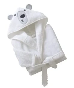 Becquet Peignoir Enfant Blanc 4 Ans En Coton
