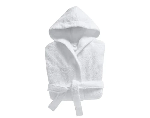 Becquet Peignoir Enfant Blanc 6 Ans En Coton 1 Becquet Peignoir Enfant Blanc 6 Ans En Coton