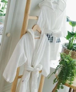 Cocoeko Peignoir Enfant Blanc & Lin (2-3 Ans) 8 Cocoeko Peignoir Enfant Blanc & Lin (2-3 Ans) -Bloom-boutique peignoir enfant blanc lin 2 3 ans 2