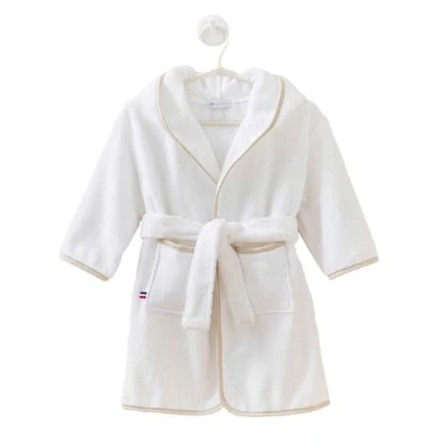 Cocoeko Peignoir Enfant Blanc & Lin (2-3 Ans) 1 Cocoeko Peignoir Enfant Blanc & Lin (2-3 Ans)