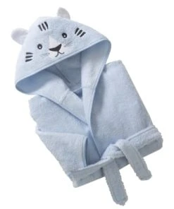 Becquet Peignoir Enfant Bleu 8 Ans En Coton