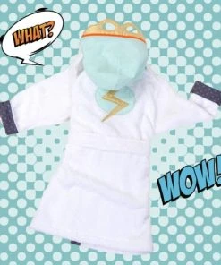 Alternative view of Little Crevette Peignoir Enfant Coton Bio 2-3 Ans
