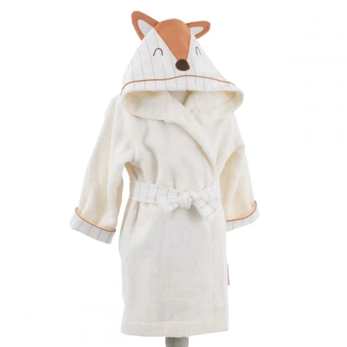 Little Crevette Peignoir Enfant Coton Bio 4-5 Ans 2 Little Crevette Peignoir Enfant Coton Bio 4-5 Ans – Image 2