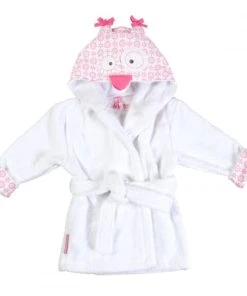 Little Crevette Peignoir Enfant Coton Bio 4-5 Ans