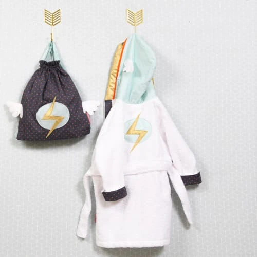 Little Crevette Peignoir Enfant Coton Bio 6-7 Ans 2 Little Crevette Peignoir Enfant Coton Bio 6-7 Ans – Image 2