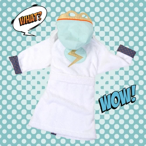 Little Crevette Peignoir Enfant Coton Bio 6-7 Ans 4 Little Crevette Peignoir Enfant Coton Bio 6-7 Ans – Image 4