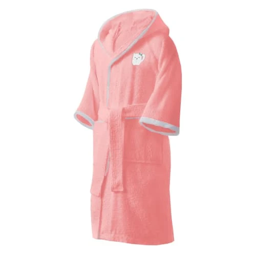 GUY LEVASSEUR Peignoir Enfant Coton Rose 6ans 1 GUY LEVASSEUR Peignoir Enfant Coton Rose 6ans