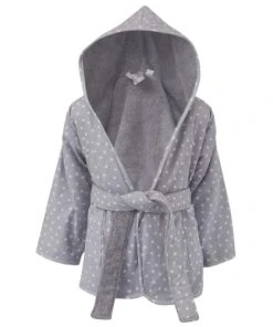 Sensei Maison Peignoir Enfant Doublé Galet 02 Ans