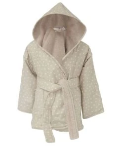 Sensei Maison Peignoir Enfant Doublé Sable 02 Ans
