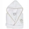 Sensei Maison Peignoir Enfant En Coton Peigné Blanc 02 Ans