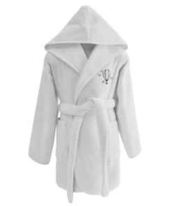 Sensei Maison Peignoir Enfant En Coton Peigné Miel 02 Ans -Bloom-boutique peignoir enfant en coton peigne blanc 02 ans baby soft ballon