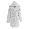 Sensei Maison Peignoir Enfant En Coton Peigné Blanc 04 Ans