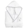 Sensei Maison Peignoir Enfant En Coton Peigné Blanc 06 Ans