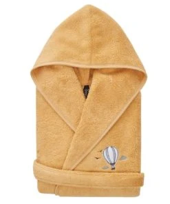 Sensei Maison Peignoir Enfant En Coton Peigné Miel 04 Ans -Bloom-boutique peignoir enfant en coton peigne miel 04 ans 3
