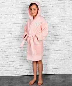 Sensei Maison Peignoir Enfant En Coton Peigné Poudre 04 Ans -Bloom-boutique peignoir enfant en coton peigne poudre 04 ans 2