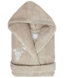 Sensei Maison Peignoir Enfant En Coton Peigné Blanc 02 Ans 11 Sensei Maison Peignoir Enfant En Coton Peigné Blanc 02 Ans -Bloom-boutique peignoir enfant en coton peigne sable 02 ans baby soft mouse stick