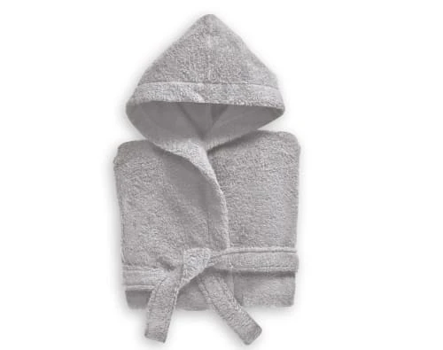 Becquet Peignoir Enfant Gris 10 Ans En Coton 1 Becquet Peignoir Enfant Gris 10 Ans En Coton