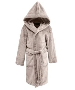 Sensei Maison Peignoir Enfant Polaire Chaud à Capuche Cashmere 12/14 Ans