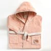 Becquet Peignoir Enfant Rose 4 Ans En Coton