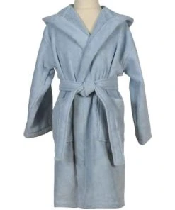 Sensei Maison Peignoir Enfant Velours à Capuche Bleu Arctic 06 Ans -Bloom-boutique peignoir enfant velours a capuche bleu arctic 06 ans 4