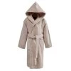 Sensei Maison Peignoir Enfant Velours à Capuche Sable 08/10 Ans