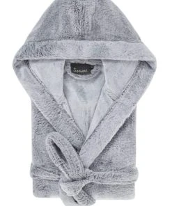 Sensei Maison Peignoir Polaire Enfant Junior Doux & Chaud Anthracite 08/10 Ans -Bloom-boutique peignoir polaire enfant junior doux chaud anthracite 08 10 ans 3