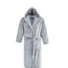 Sensei Maison Peignoir Polaire Enfant Junior Doux & Chaud Anthracite 12/14 Ans