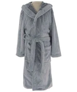 Sensei Maison Peignoir Polaire Enfant Junior Doux & Chaud Mastic 08/10 Ans