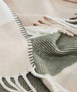 Sensei Maison Plaid à Franges Chaud Eucalyptus 130x170 Cm -Bloom-boutique plaid a franges chaud eucalyptus 130x170 cm 6
