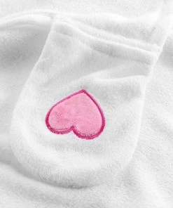 Douceur D'Intérieur Plaid Capuche 100x120 Cm Flanelle Brodée Lilove -Bloom-boutique plaid capuche 100x120 cm flanelle brodee lilove 2