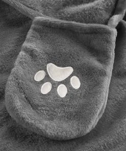 Douceur D'Intérieur Plaid Capuche 100x120 Cm Flanelle Brodée Singe -Bloom-boutique plaid capuche 100x120 cm flanelle brodee singe 4