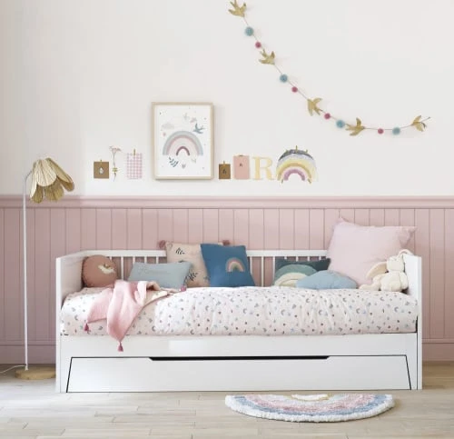 Maisons Du Monde Plaid En Gaze De Coton Bio Rose Et écru Imprimé Hirondelles 75x100 4 Maisons Du Monde Plaid En Gaze De Coton Bio Rose Et écru Imprimé Hirondelles 75x100 – Image 4