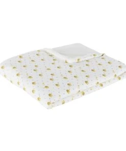 Maisons Du Monde Plaid En Gaze De Coton OEKO-TEX® Imprimé Jungle 75x100