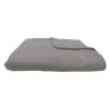 FUTURE HOME Plaid Polyester Gris 130x150cm