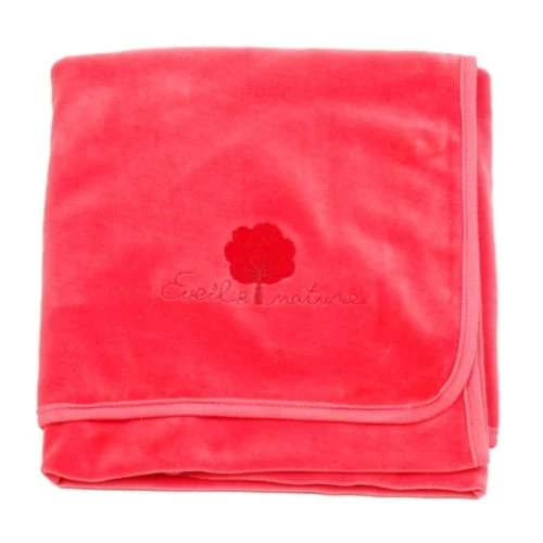 Eveil Et Nature Plaid Velours 75x100 Cm Coton Bio Corail 1 Eveil Et Nature Plaid Velours 75x100 Cm Coton Bio Corail