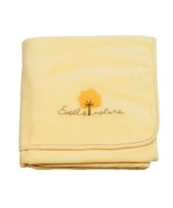 Eveil Et Nature Plaid Velours 75x100 Cm Coton Bio Gris -Bloom-boutique plaid velours 75x100 cm coton bio jaune gamme bio unis 3