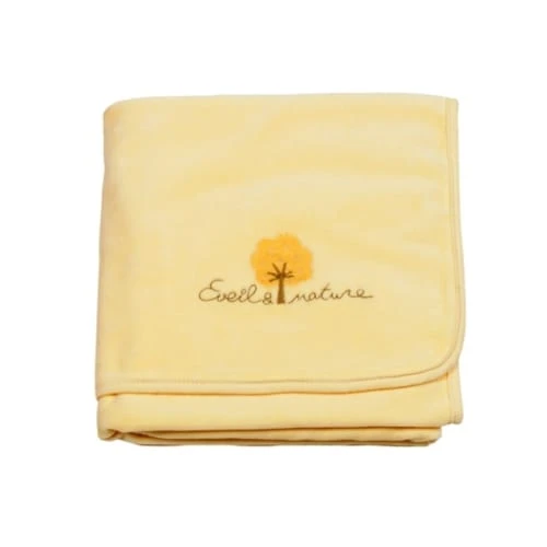 Eveil Et Nature Plaid Velours 75x100 Cm Coton Bio Jaune 1 Eveil Et Nature Plaid Velours 75x100 Cm Coton Bio Jaune